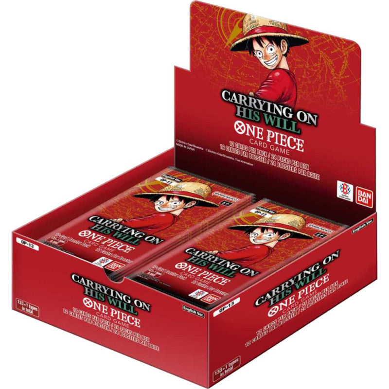 One Piece TCG - OP-13 - Carrying on His Will - Booster Box (24 Packs)