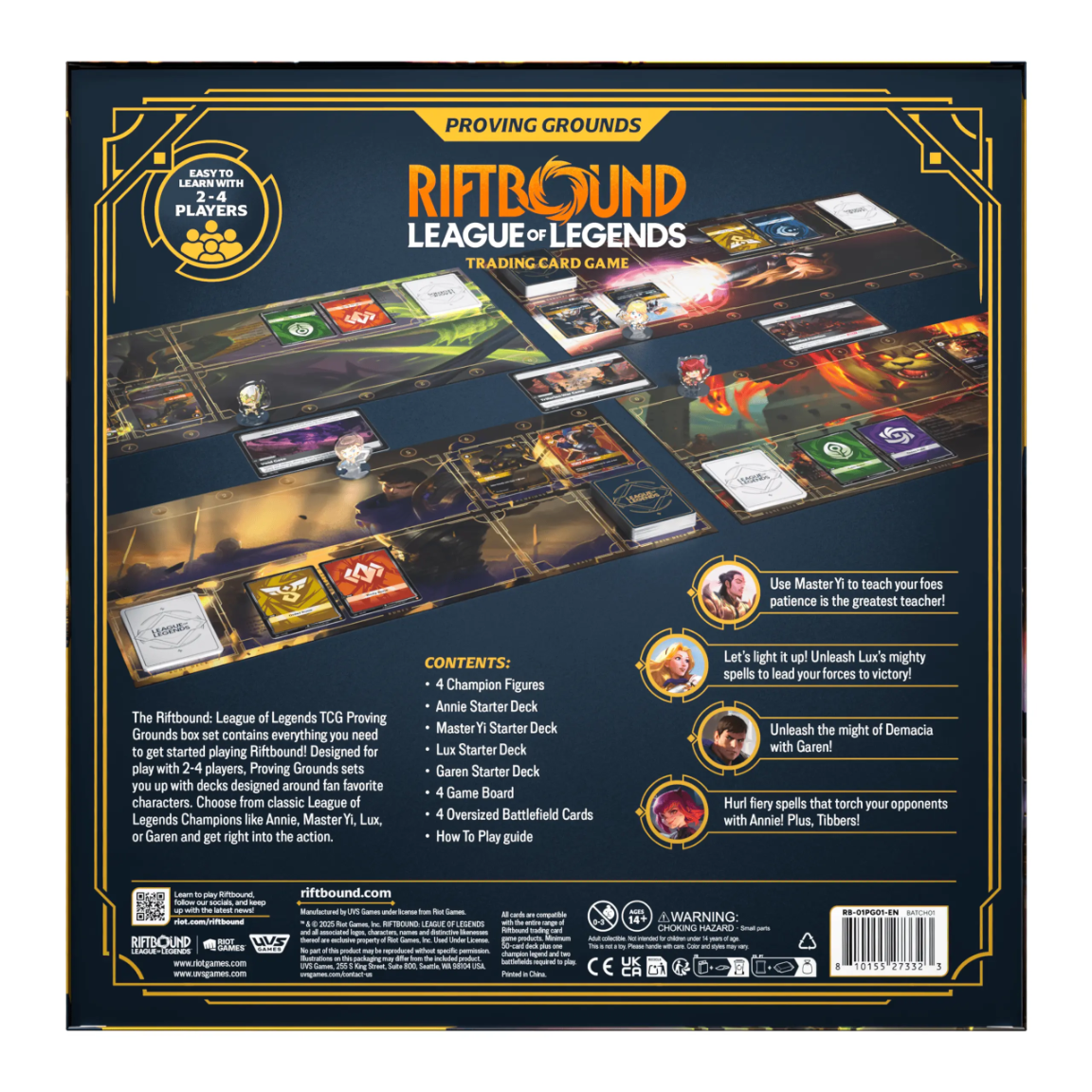 Riftbound: League of Legends TCG - Set One: Origins Proving Grounds