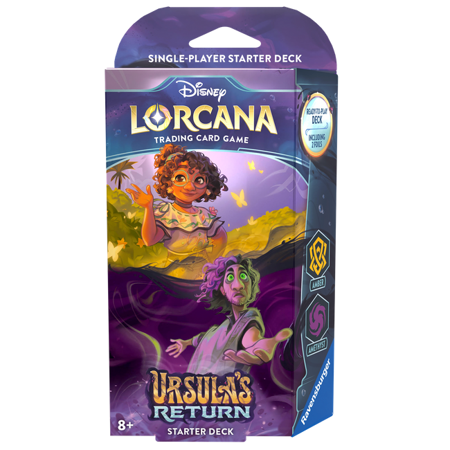 Disney Lorcana - Ursula's Return Starter Deck - Amber and Amethyst - Mirabel and Bruno
