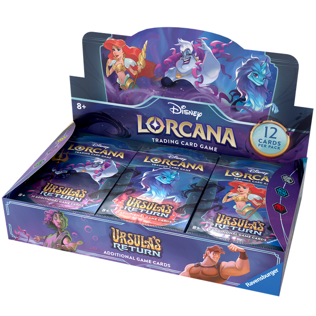 Disney Lorcana - Ursula's Return - Booster Box Sealed Case (4 x Box)