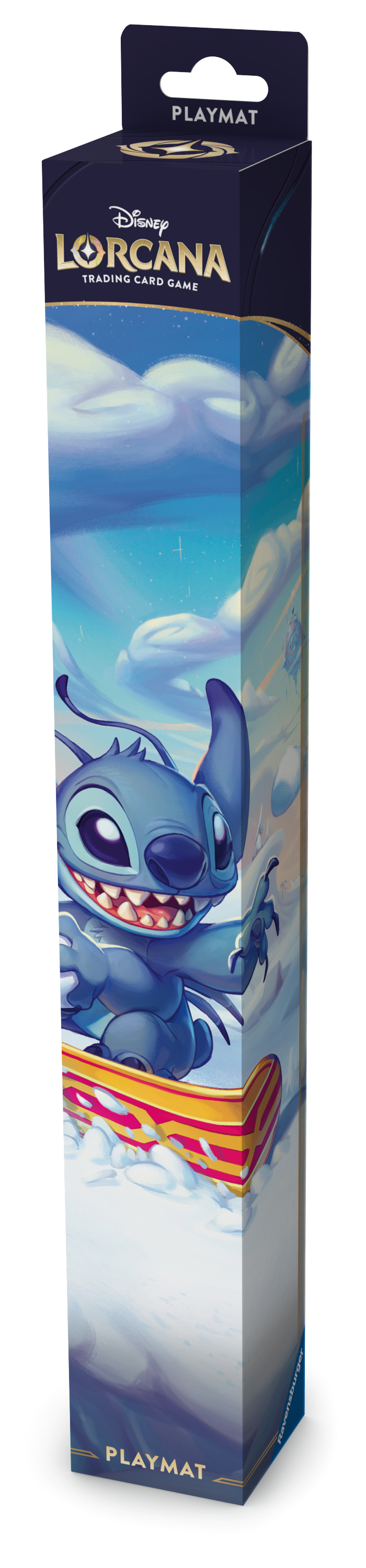 Disney Lorcana - Hyperia City - Playmat Stitch & Angel / Carefree Snowboarder