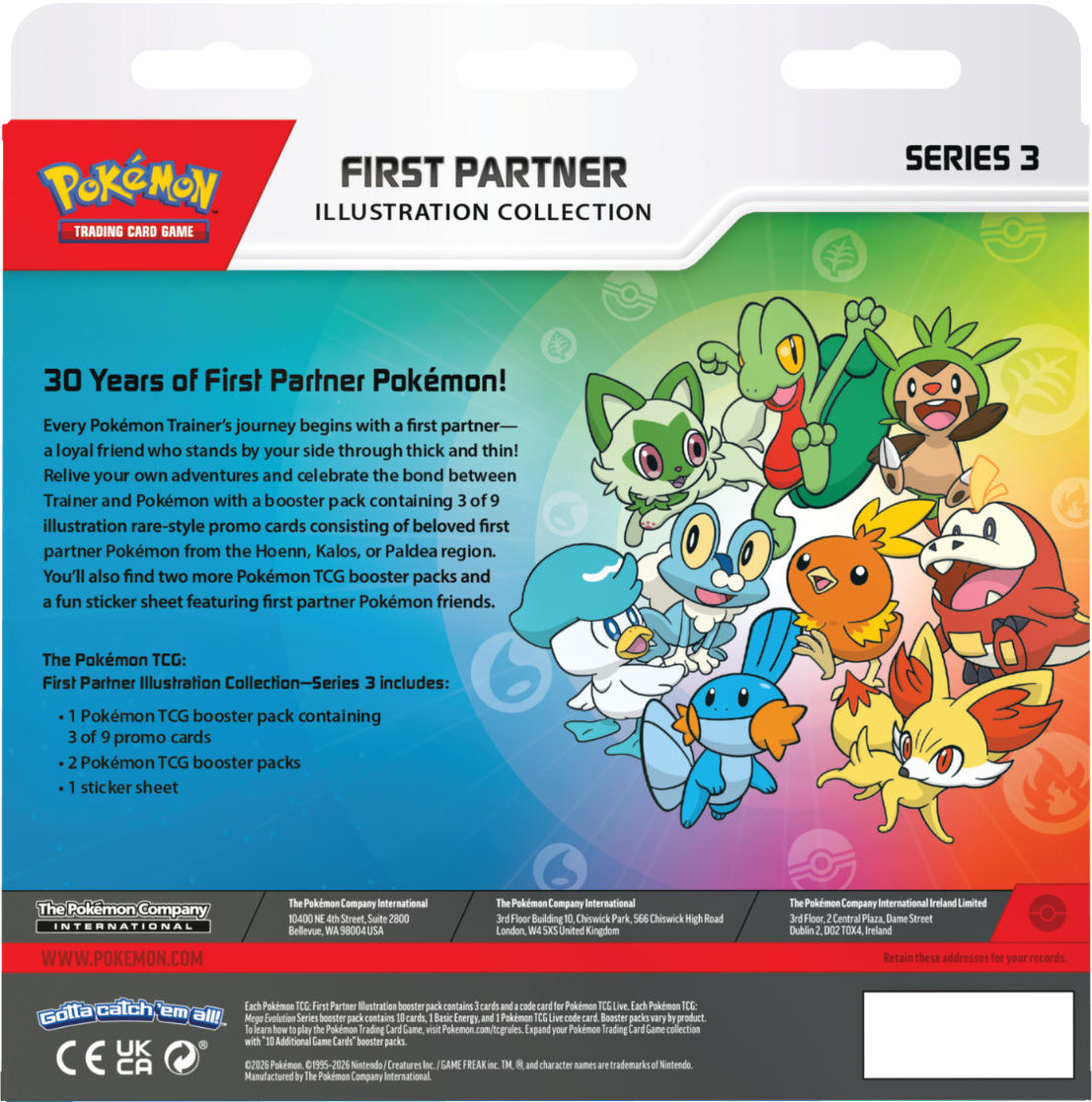 Pokémon TCG: First Partner Booster Collection series 3