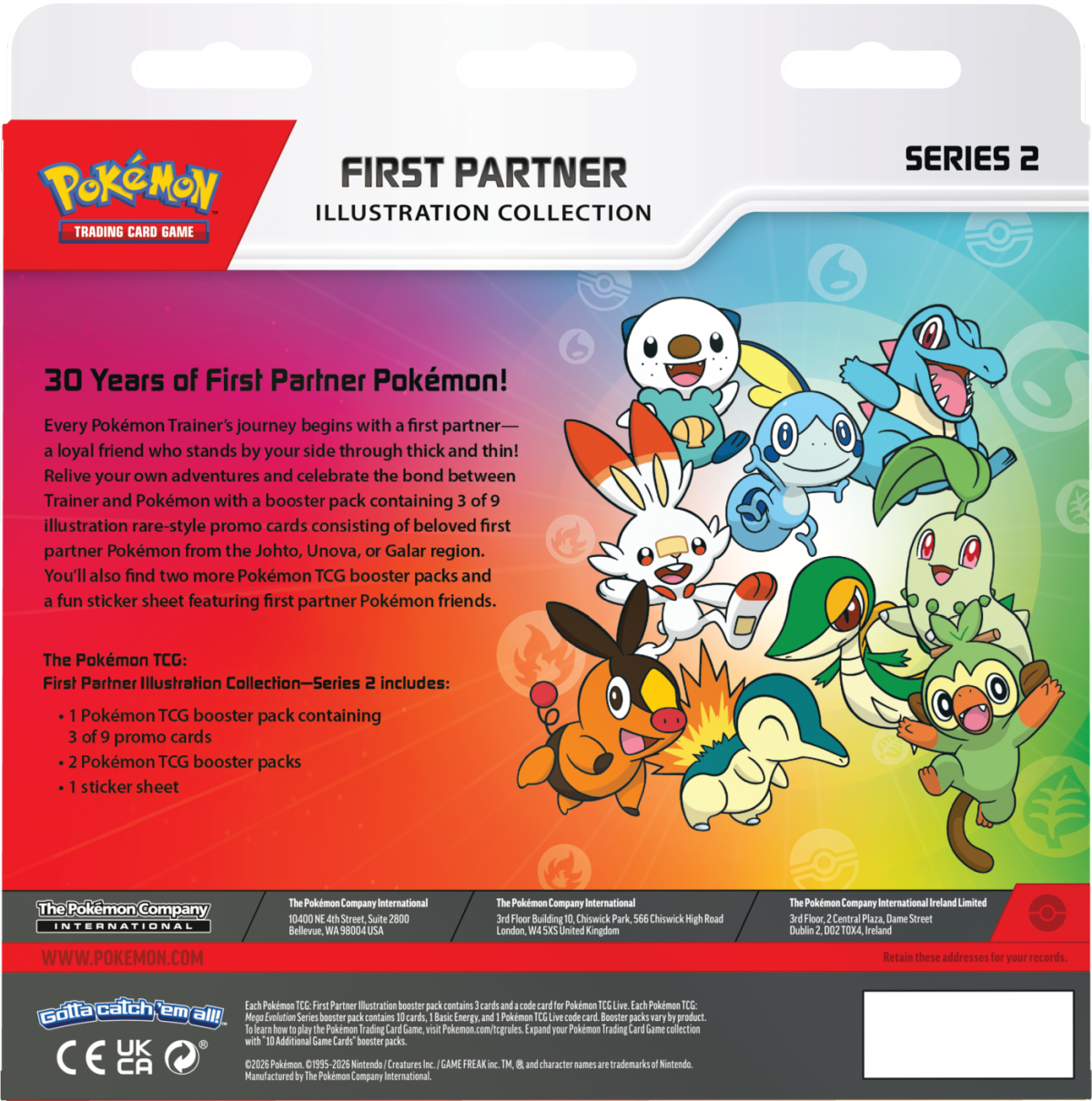 Pokémon TCG: First Partner - Illustration Collection - Series 2