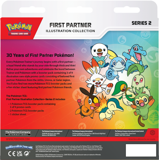 Pokémon TCG: First Partner - Illustration Collection - Series 2