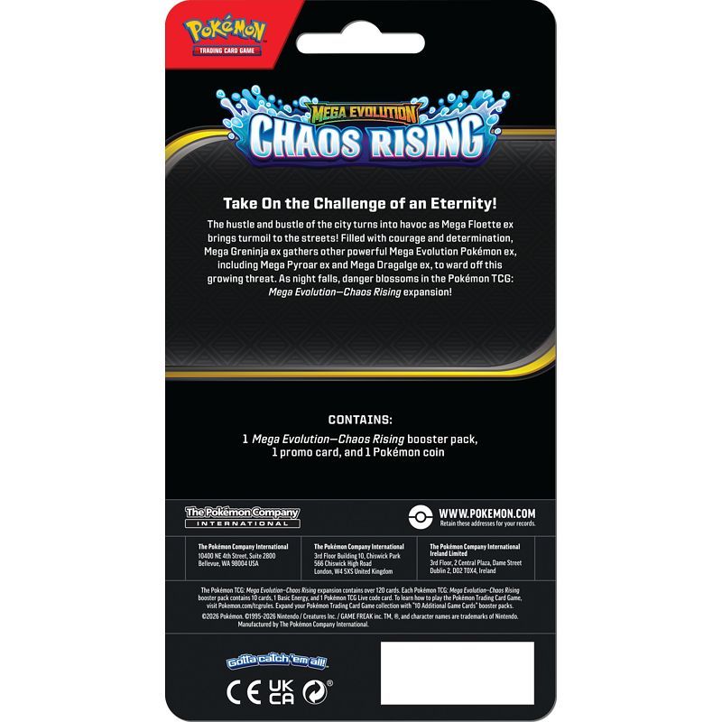 Pokémon TCG: Mega Evolution - Chaos Rising - Checklane Blister - Toxel