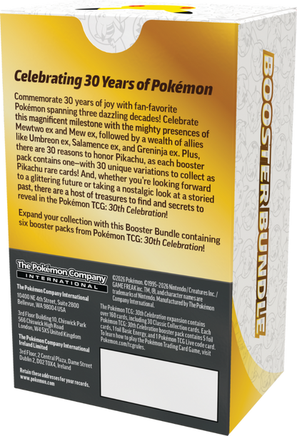 Pokémon TCG: 30th Celebration - Booster Bundle