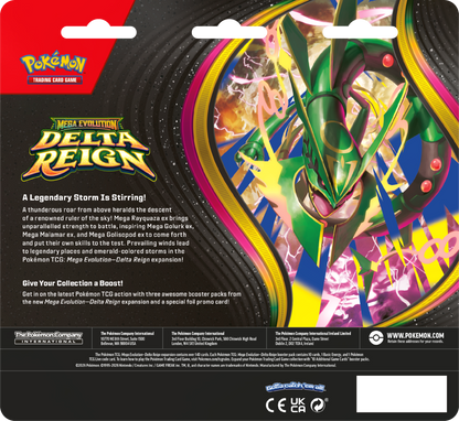 Pokémon TCG: Mega Evolution - Delta Reign - 3-Pack Blister