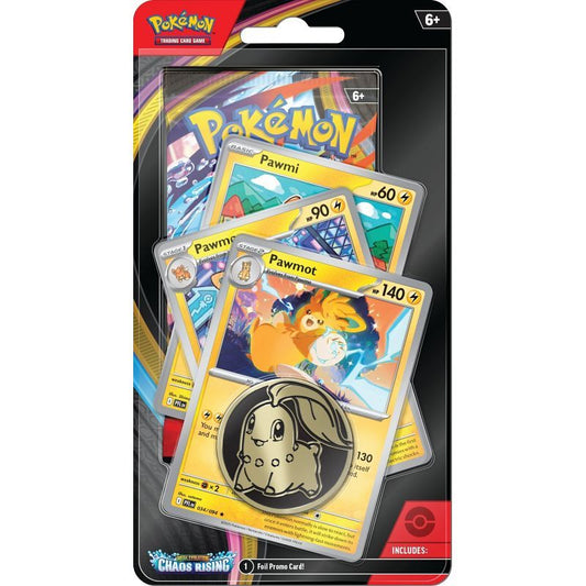 Pokémon TCG: Mega Evolution - Chaos Rising - Premium Checklane Blister - Pawmot