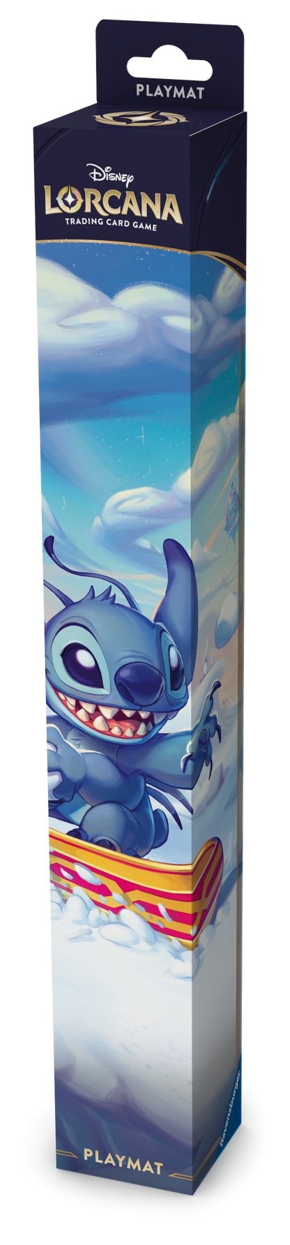 Disney Lorcana - Hyperia City - Playmat Stitch & Angel / Carefree Snowboarder